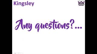 Kingsley House Y7 Assembly (1st July 2020)