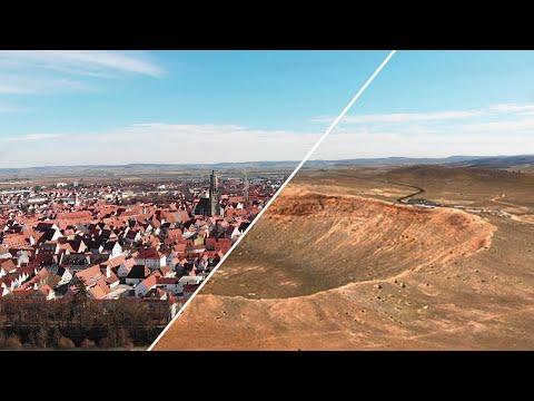 Nördlingen, Germany: A Town build on a 15 Million Year Old Meteorite Crater