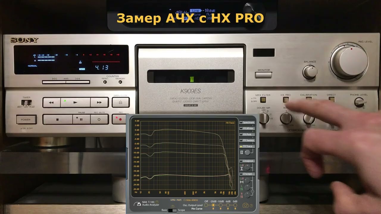 Dolby HX Pro - влияние на АЧХ.