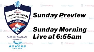 2022 USRowing Youth National Championship - Sunday Preview