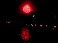 松島の灯籠流しと花火