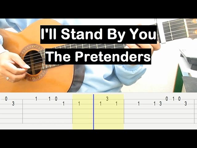 I'll Stand By You Guitar Tutorial (The Pretenders) Melody Guitar Tab Guitar Lessons for Beginners