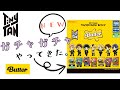 TinyTAN  Butter 缶バッジ ガチャガチャ やってきた！7回やって、メンバーコンプなるか！？