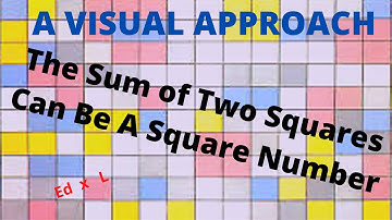Shape of Numbers: The Sum of Two Squares Can Be A Square Number