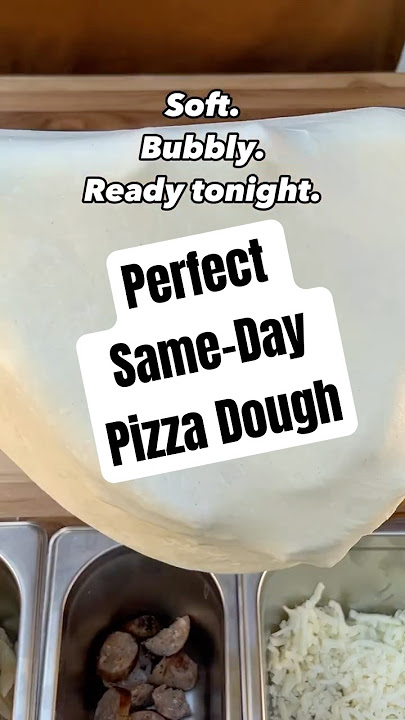Same-Day Pizza Dough in 4 Hours 🍕 Easy, Fast, & Legit | Backyard Pizza Lab