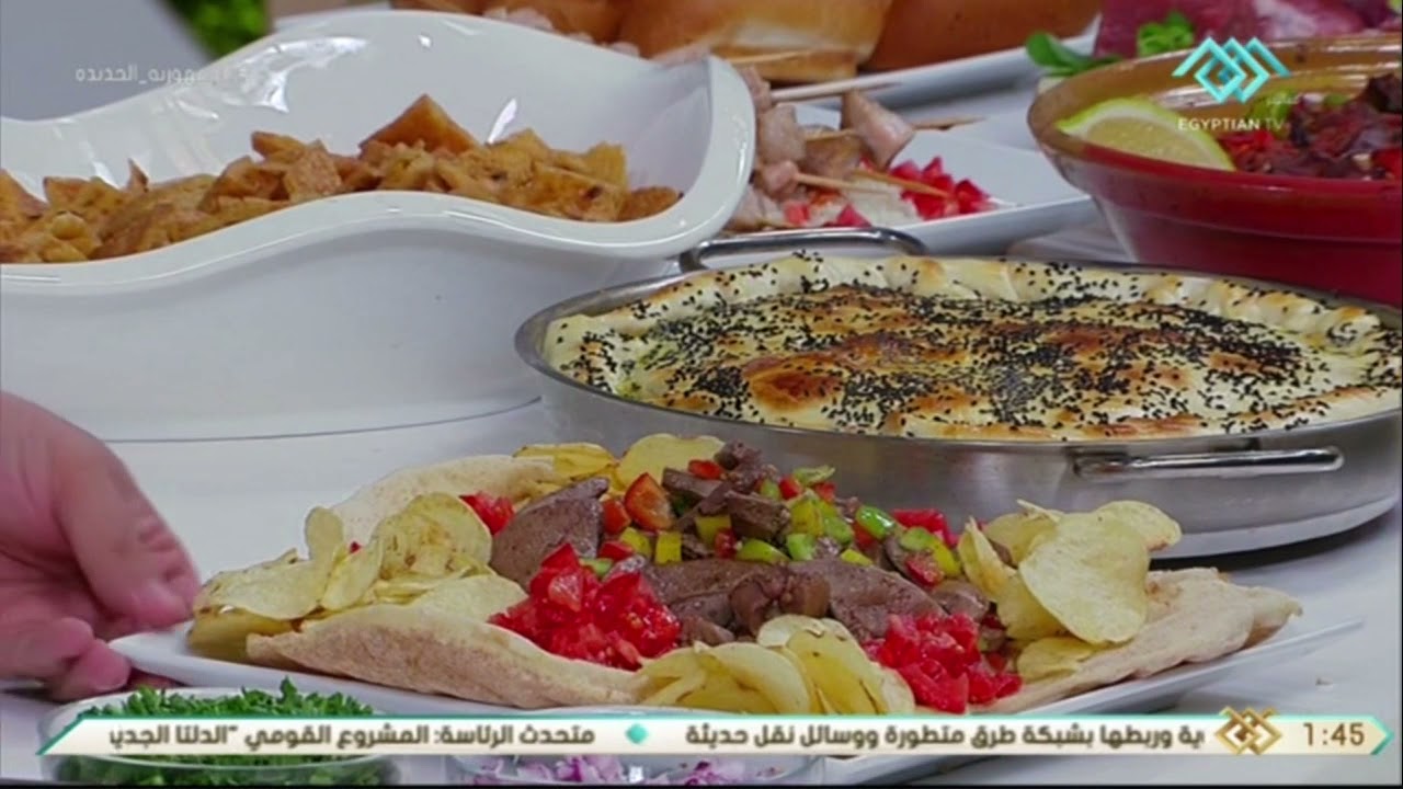 أكلة أمي  | طريقة عمل الفتة باللحمة من الشيف المغازي