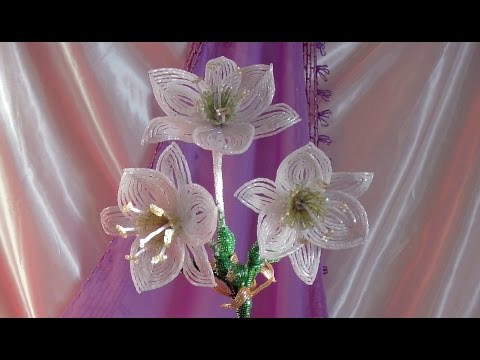 Амазонская лилия из бисера. Урок 1 - Материалы / Beaded amazon lily. Lesson 1 - Supplies