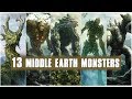 13 Biggest Middle Earth Monsters| Explained