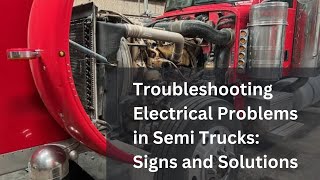 Troubleshooting Electrical Problems in Semi Trucks: Signs to Look for and Solutions