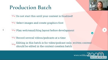 How to Batch Your Work