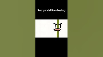 Two parallel lines beefing #shorts @tonystatovci (Animation Meme)