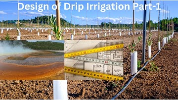 Design of Drip Irrigation Part-1 | Drip Design Steps | Calculate ETo Value | Calculate Area