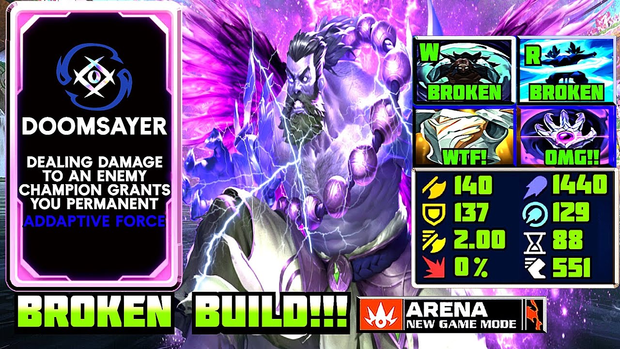 STRONGEST BUILD IN ARENA EVER! Udyr with 1400 AP Melts EVERYONE IN ARENA ! League Arena Gameplay.