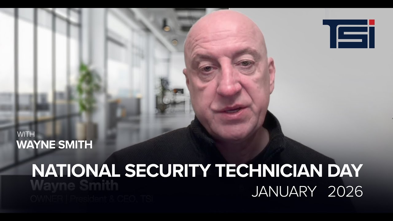 Wayne Smith, OWNER, President & CEO, TSi - Security Technician Day