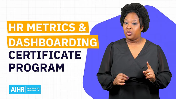 HR Metrics & Dashboarding Certificate Program Course Overview