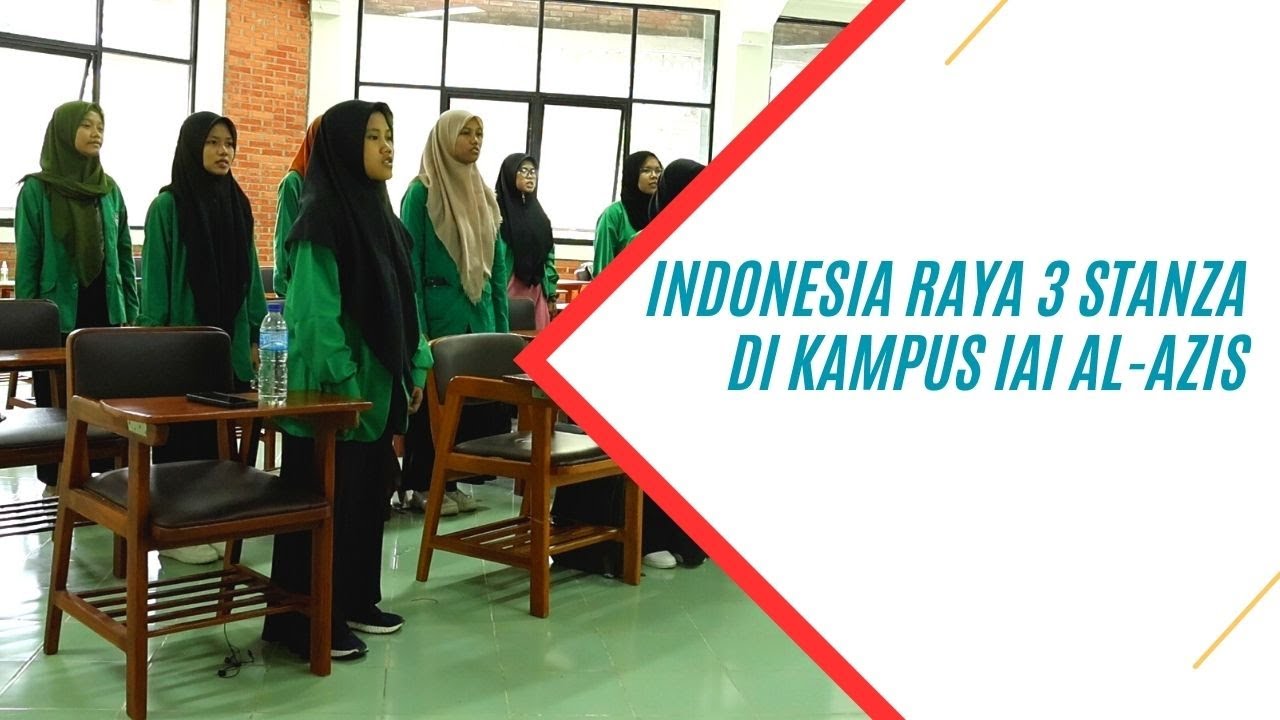 KUMANDANG INDONESIA RAYA SEBELUM MULAI PERKULIAHAN DI KAMPUS IAI AL-AZIS