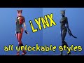 Fortnite LYNX all styles