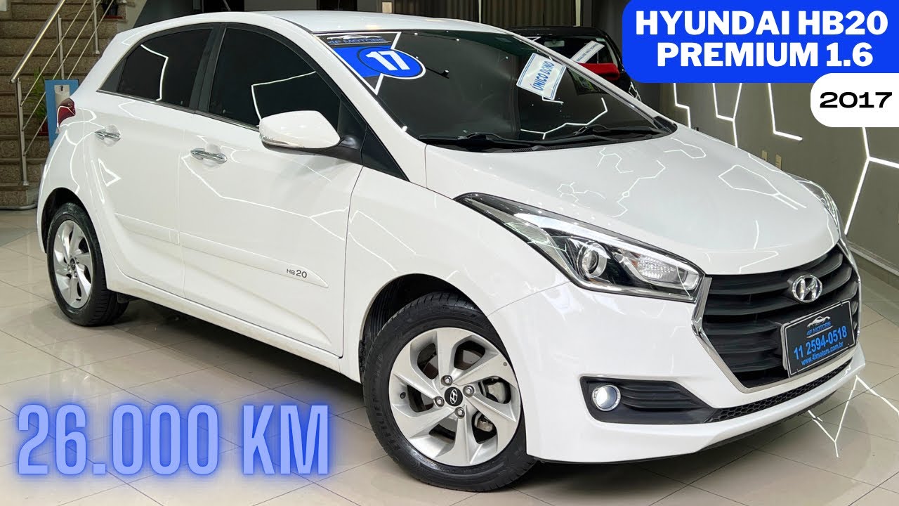 webSeminovos  Hyundai HB20 Premium 1.6 16V Branco 2017/2017