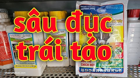 thuốc sâu đục trái táo
