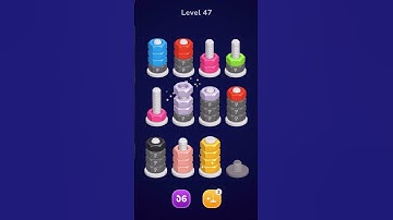 How to Beat Nut Sort Level 47 | Nut Sort Level 47 Walkthrough