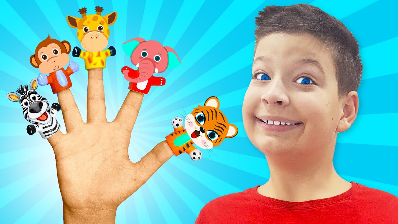 Animals Puppets Finger Family Song + more Kids Songs & Videos with Max YouTube