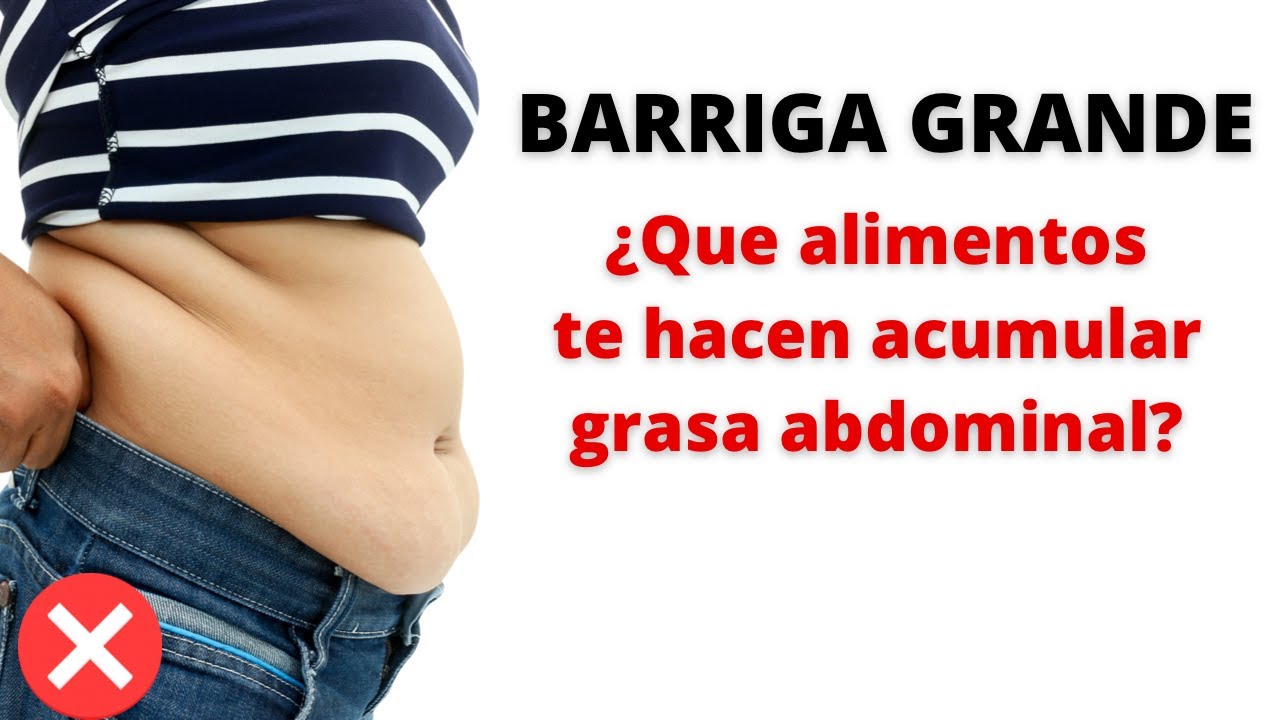 10 ALIMENTOS que debes evitar para PERDER GRASA ABDOMINAL RÁPIDO - YouTube