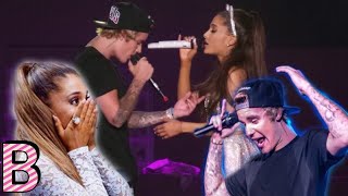 Ariana's Grande EPIC REACTION to Justin Bieber on stage