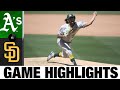 A's vs. Padres Game Highlights (7/28/21) | MLB Highlights