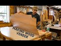 Challenging Myself On A Traditional Queen Bed Build (Part 1) / Making Veneer