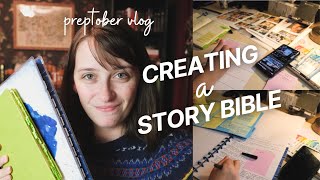 Creating a Story Bible with a Happy Planner || Preptober Vlog