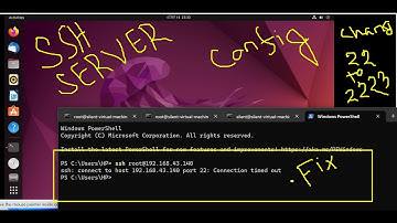 How to Install and Configure SSH Server on Ubuntu 22 04|| change default port|| Root user permission