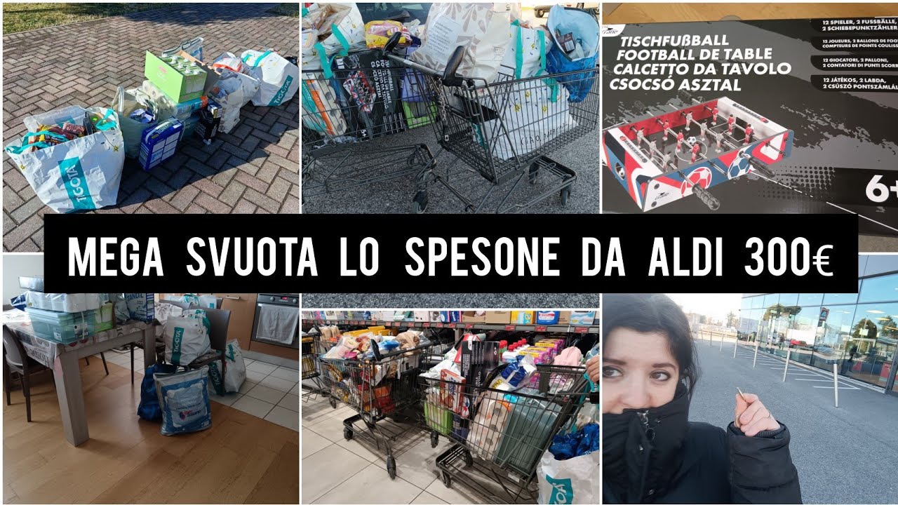 MEGA SVUOTA LO SPESONE ALDI 300€ SPESA XXXL