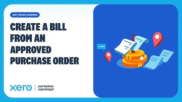How to convert a purchase order (PO) to a bill in Xero