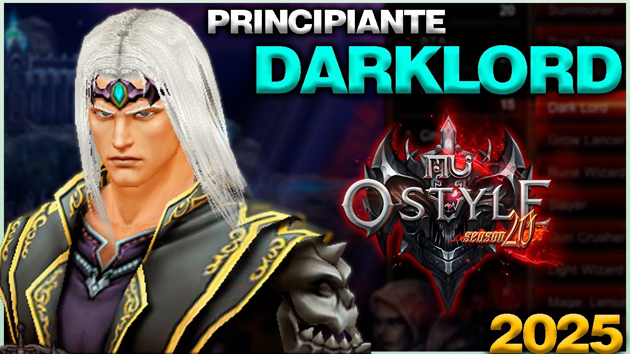 🔥 GUÍA COMPLETA DEL DARK LORD de Lv 1 a 800 | Stats, Build y Consejos | MU Ostyle 2025