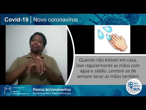 Fiocruz Acessível - Orientações sobre COVID 19 em Libras