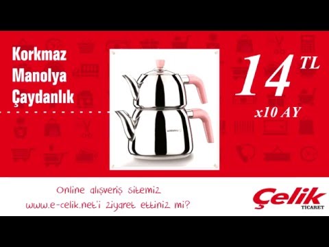 Çelik Ticaret-Korkmaz Manolya Çaydanlık