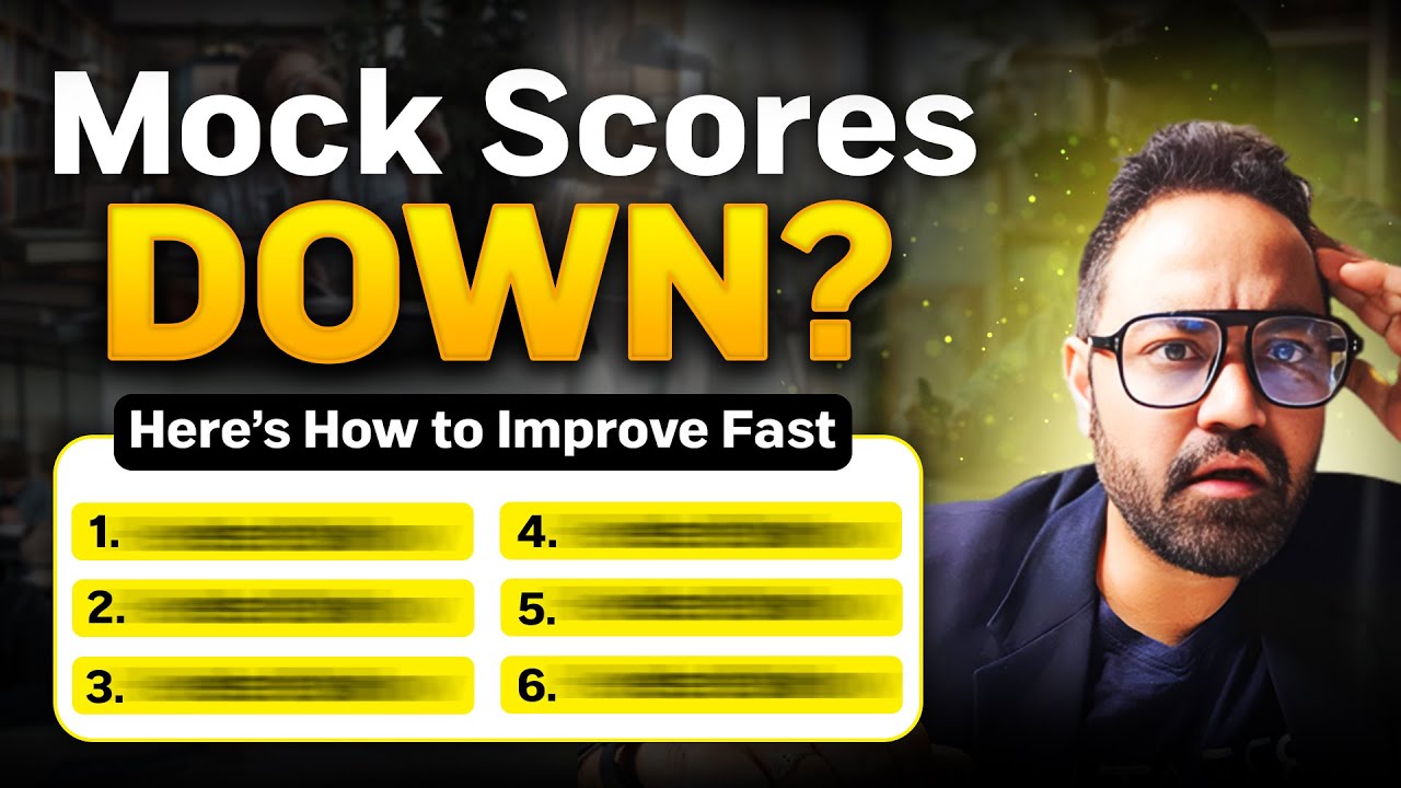CAT Mock Scores Down? How to improve the scores | CAT 2025 Preparation ...
