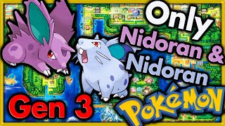 Can I Beat Pokemon Fire Red with ONLY Nidoran and Nidoran? 🔴 Pokemon Challenges ► NO ITEMS IN BATTLE