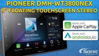 Pioneer DMHWT3800NEX  9” SingleDIN Floating Touchscreen Car Stereo