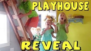 PARENTS REVEAL NEW PLAYHOUSE TO 4 KIDS