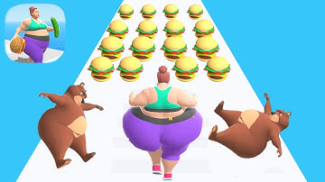 Fat 2 Fit Game All Levels Walkthrough Gameplay iOS,Android Latest Update Cheese Burger LEVL 6HTYIH7
