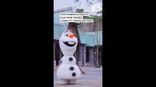 Free-Roaming Ai Robotic Olaf From Frozen Coming To Disneyland Paris