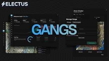 Electus Gangs | Complete Criminal System | FiveM Script
