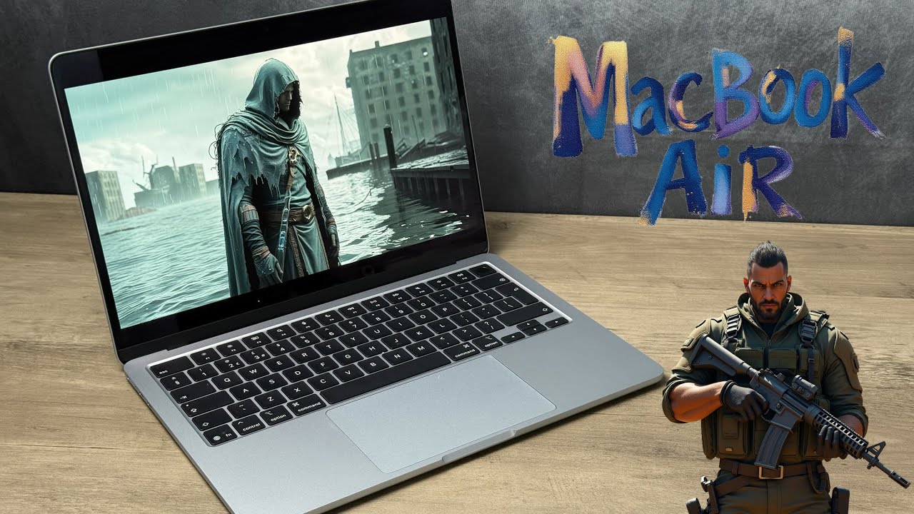 MacBook Air M4 Sky Blue Unboxing, Setup & 4K Gaming!