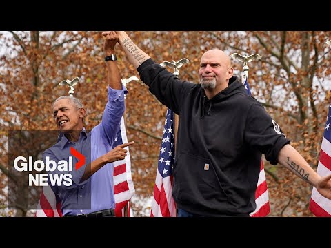 US midterms: Obama rallies with Fetterman in Pittsburgh, warns of “dangerous” political climate