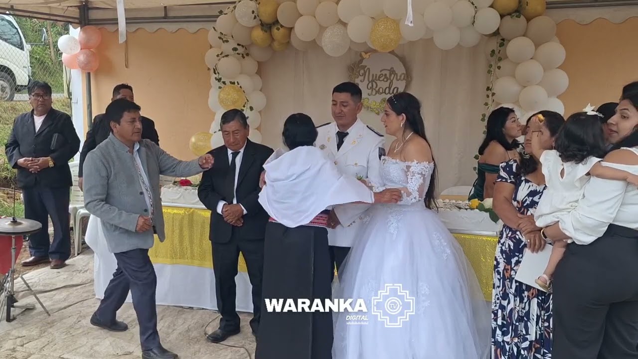 Luis & Carmen, recepción matrimonio Eclesiástico- cantón Chillanes