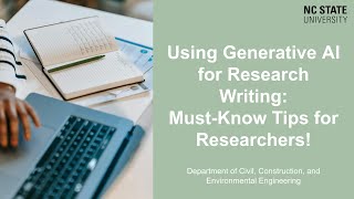 Using Generative AI in Research Writing: Must-Know Tips for Researchers!