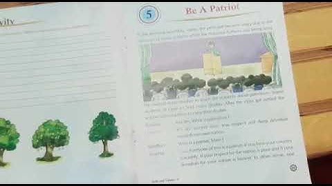 Class III ( Moral Science) Lesson NO. 5 "Be A Patriot" (Attachment in description box)