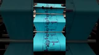 4 colors non woven stack type flexo printing machine