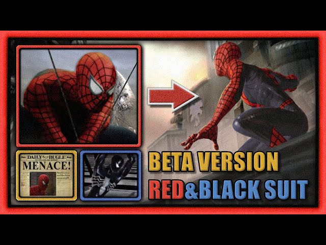 Pre Release / Beta Red Suit Pack [Spider-Man: Web of Shadows] [Mods]